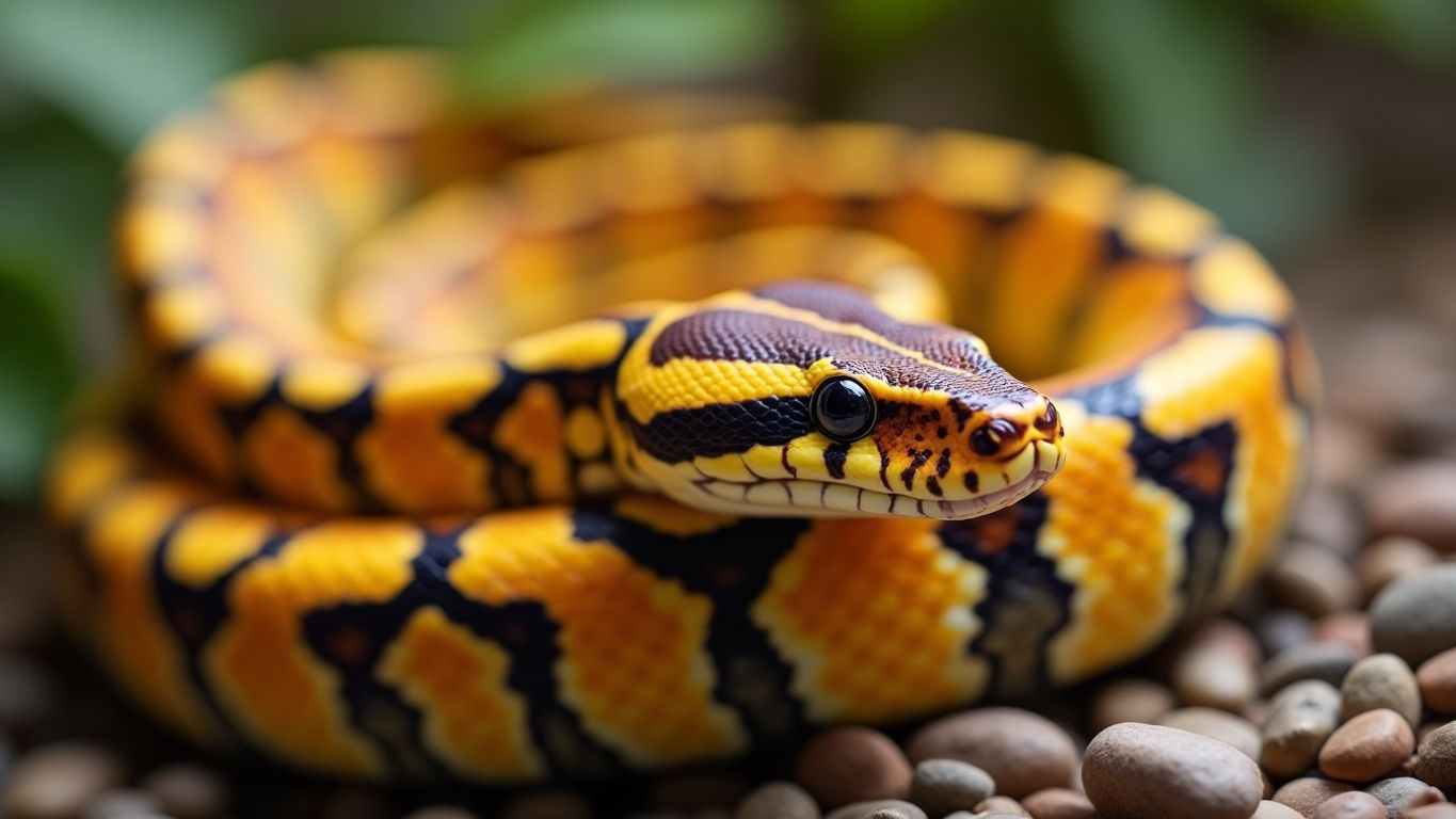 Cobra-do-milho com padrões vibrantes e escamas suaves.